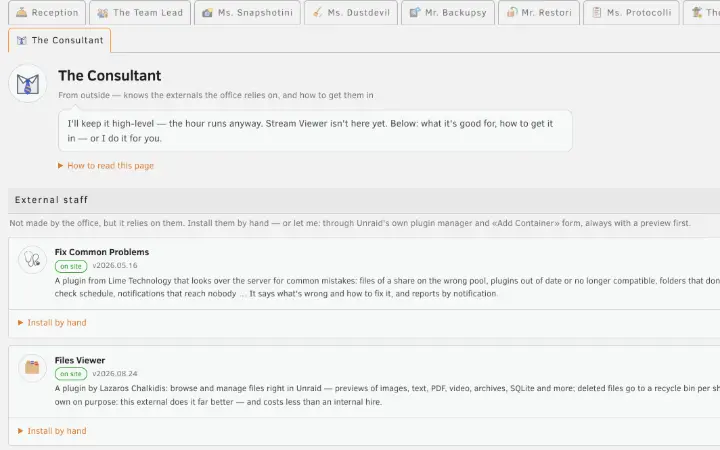 The Consultant’s page: the tools the office relies on and how to get them